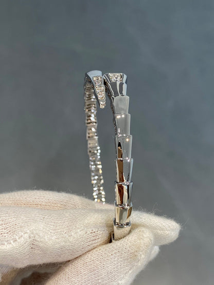 [OrnoraJewelry]SERPENTI BRACELET DIAMONDS SILVER