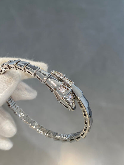 [OrnoraJewelry]SERPENTI BRACELET DIAMONDS SILVER