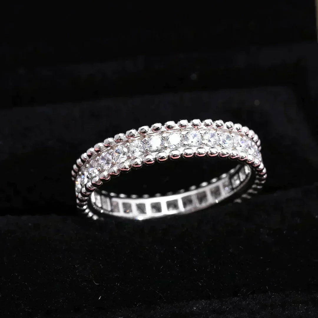 [OrnoraJewelry]PERLEE DIAMOND SILVER RING