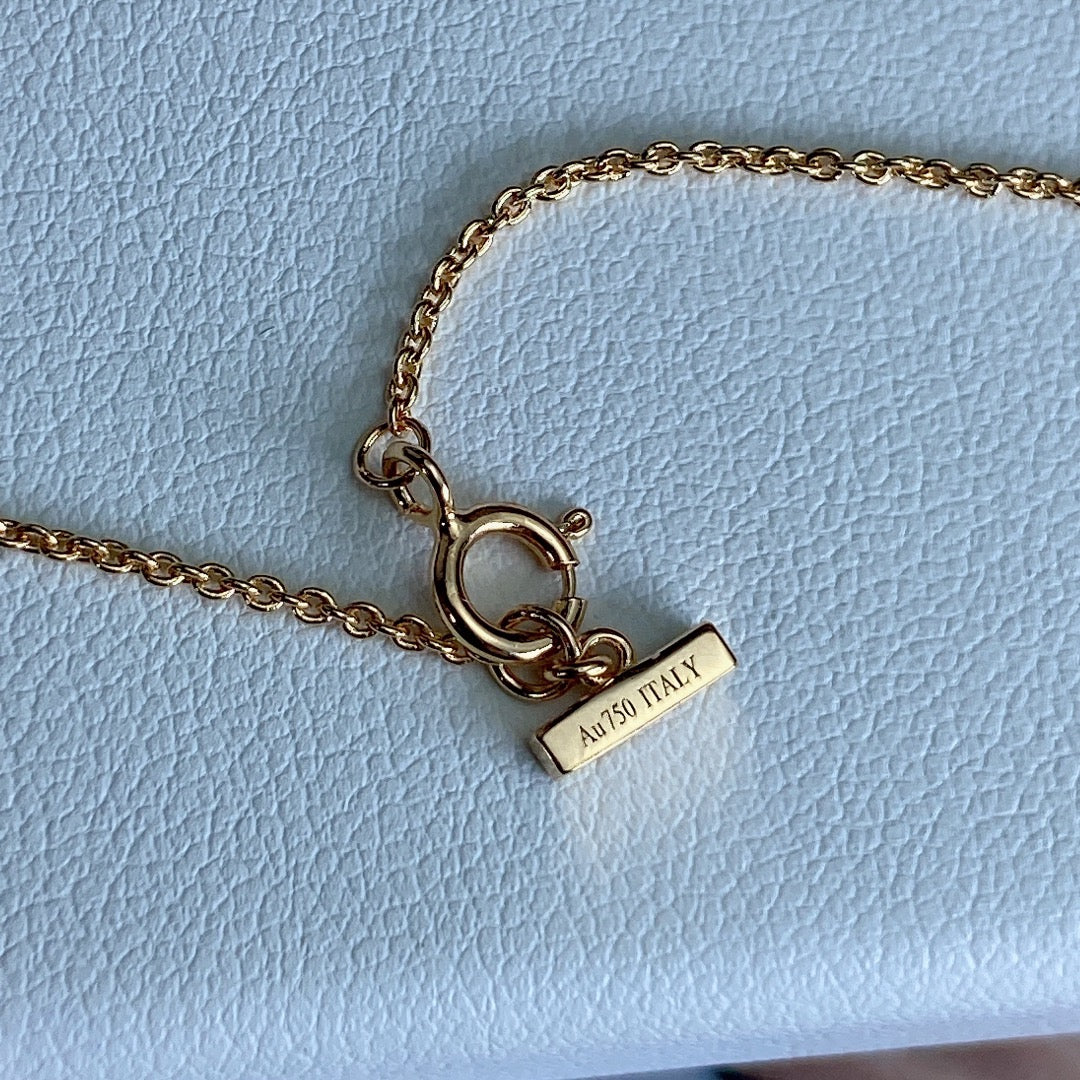 [Ornora Jewelry]T DIAMOND CIRCLE PEDANT NECKLACE
