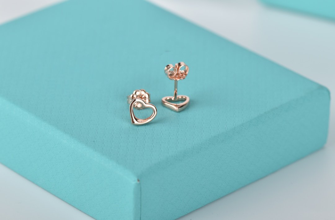 [Ornora Jewelry]OPEN HEART STUD EARRINGS