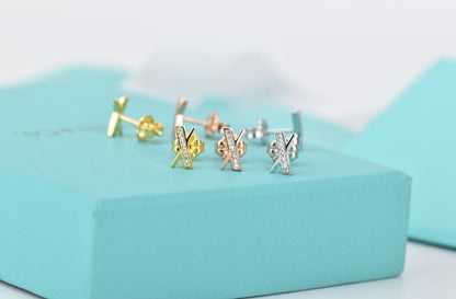 [Ornora Jewelry]ATLAS DIAMOND STUD EARRINGS
