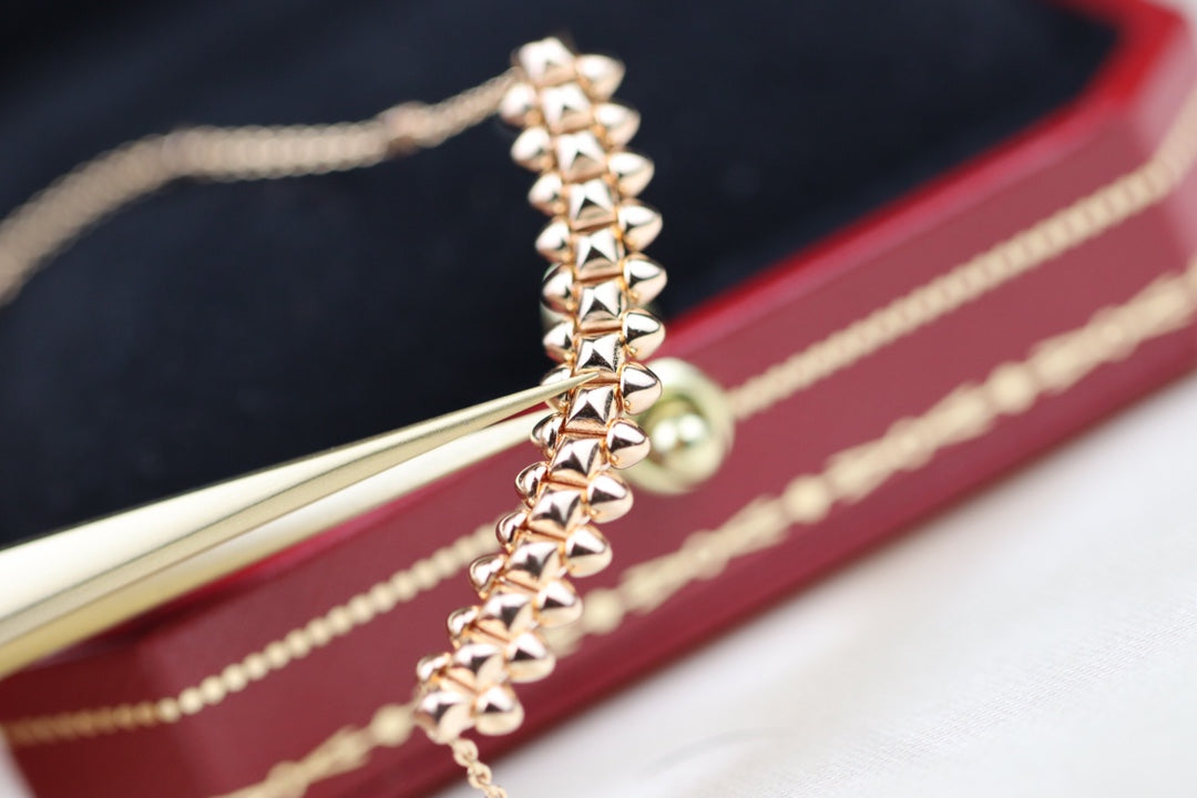 [OrnoraJewelry]CLASH PINK GOLD NECKLACE