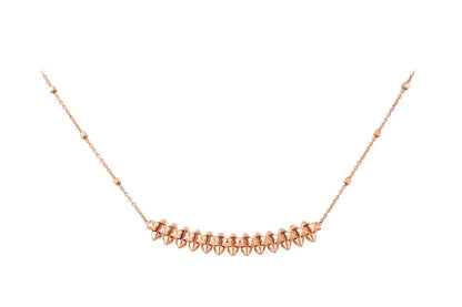 [OrnoraJewelry]CLASH PINK GOLD NECKLACE