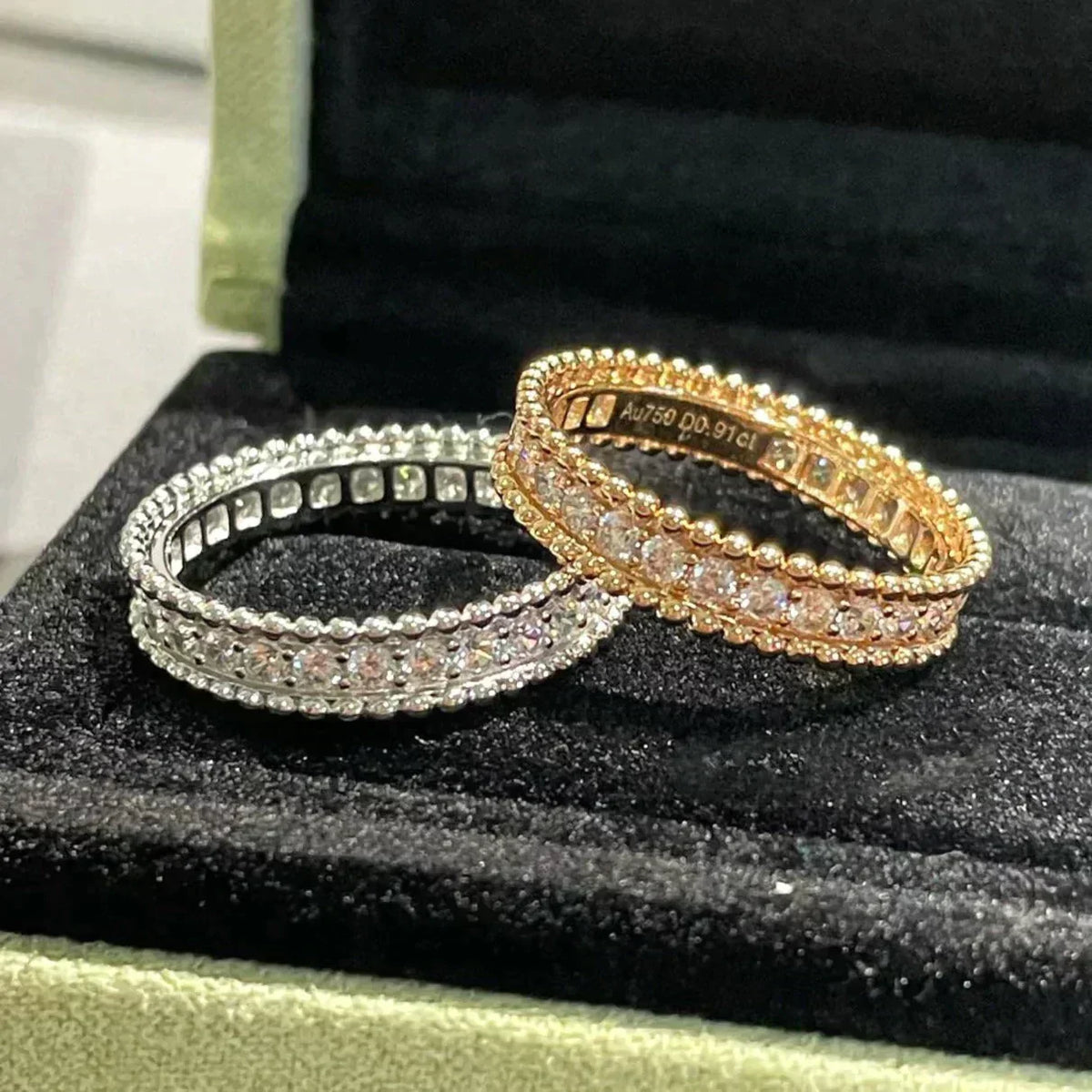[OrnoraJewelry]PERLEE DIAMOND ROSE GOLD RING