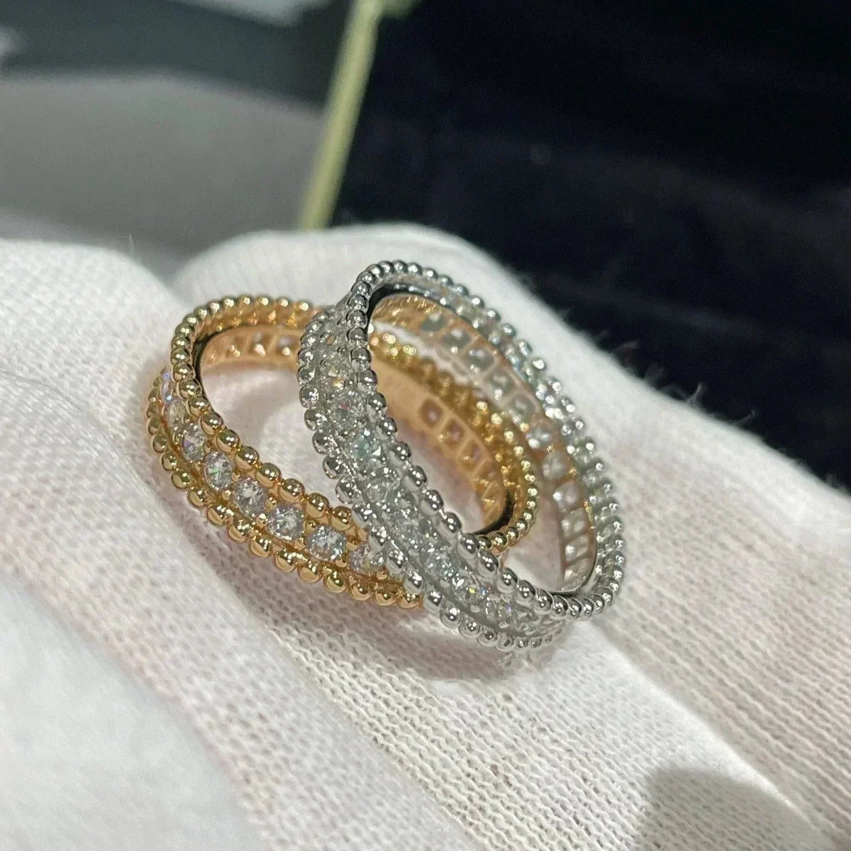 [OrnoraJewelry]PERLEE DIAMOND ROSE GOLD RING