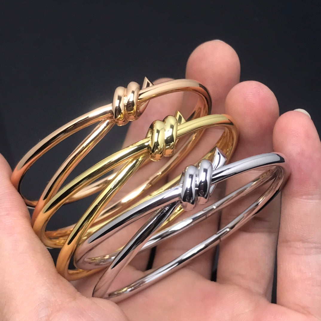 [Ornora Jewelry]KNOT DOUBLE ROWS BRACELET
