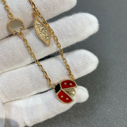 [OrnoraJewelry]LUCKY SPRING 15 MOTIFS GOLD NECKLACE