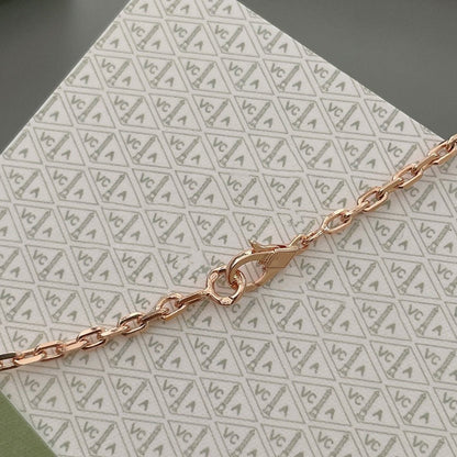[OrnoraJewelry]LUCKY SPRING 15 MOTIFS ROSE GOLD NECKLACE