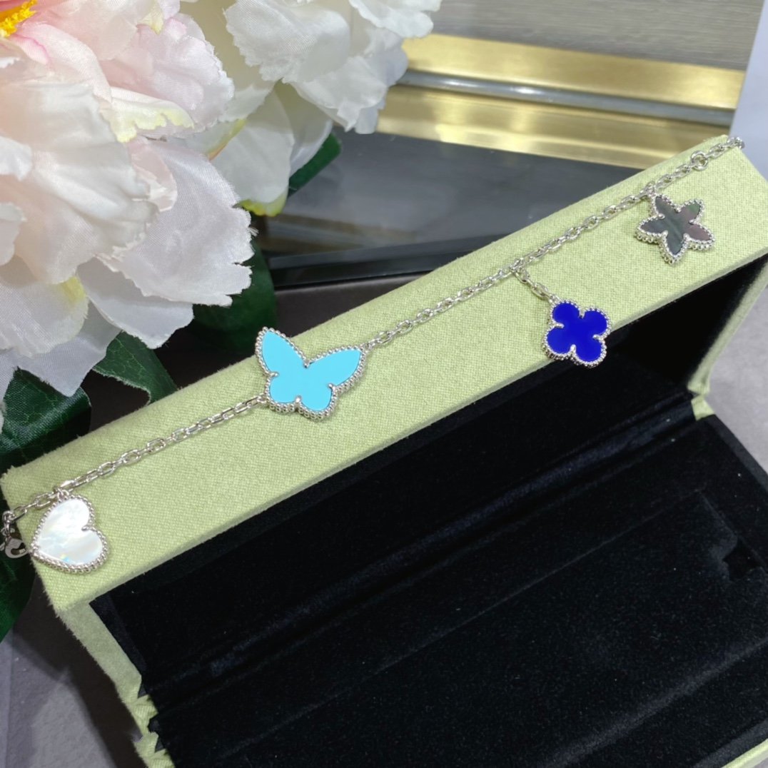 [OrnoraJewelry]LUCKY SPRING SILVER BRACELET 4 MOTIF