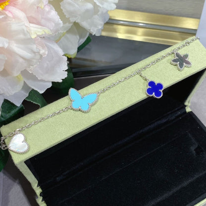 [OrnoraJewelry]LUCKY SPRING SILVER BRACELET 4 MOTIF