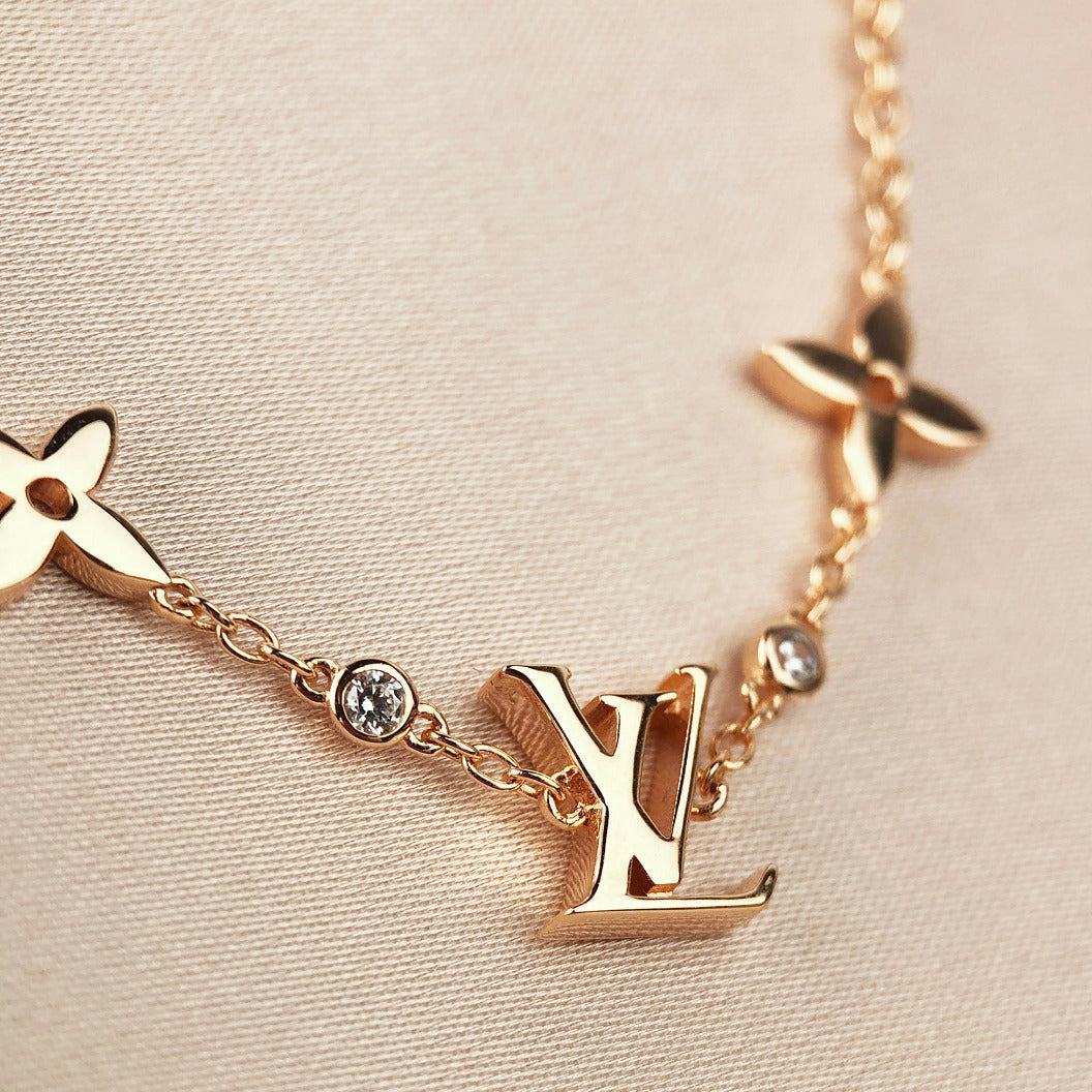 [OrnoraJewelry]OrnoraAND SUN 7 MOTIFS GOLD BRACELET