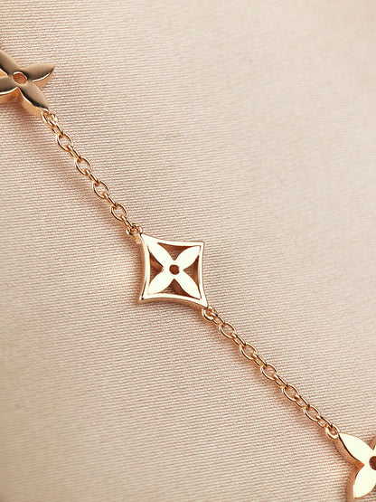 [OrnoraJewelry]OrnoraAND SUN 7 MOTIFS GOLD BRACELET