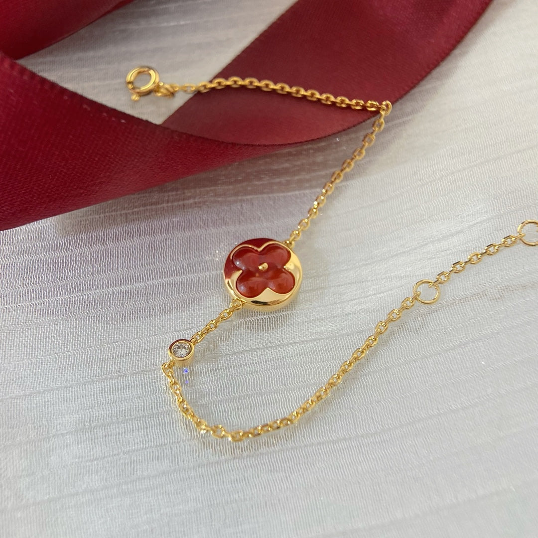[OrnoraJewelry]SUN PEDANT CARNELIAN BRACELET