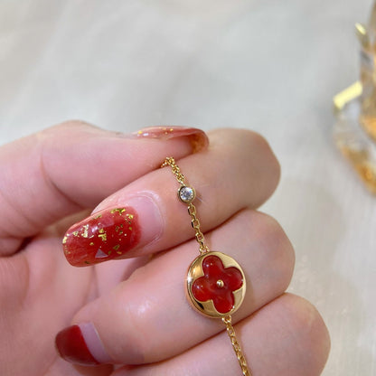 [OrnoraJewelry]SUN PEDANT CARNELIAN BRACELET
