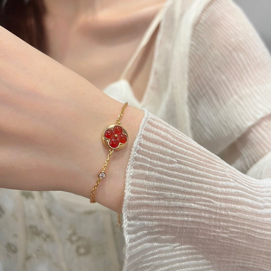 [OrnoraJewelry]SUN PEDANT CARNELIAN BRACELET