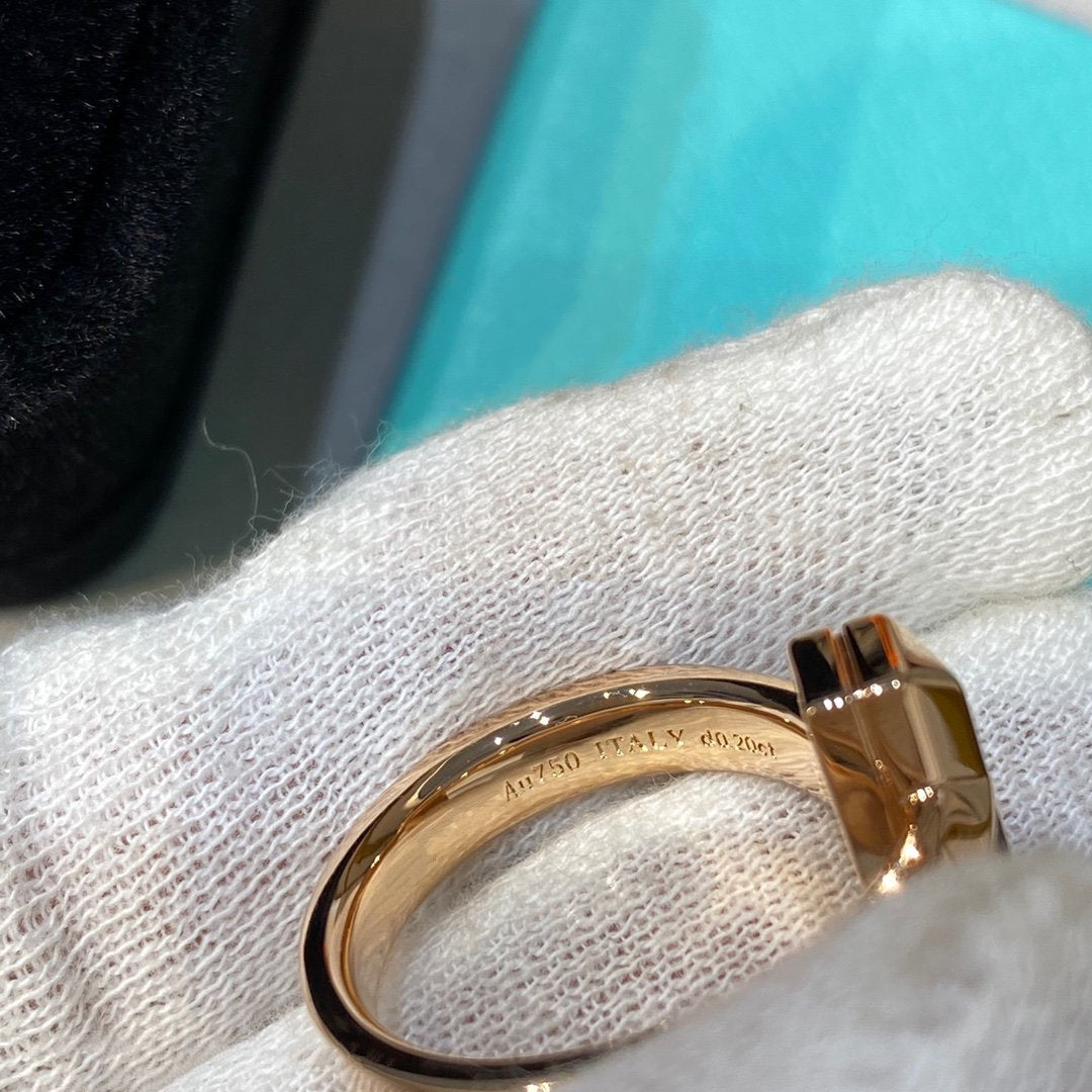 [Ornora Jewelry]T WIRE MEDIUM DIAMOND RING