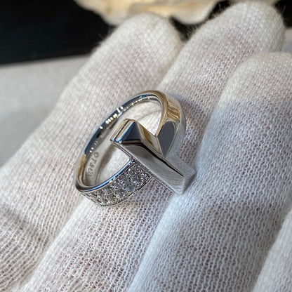 [Ornora Jewelry]T WIRE MEDIUM DIAMOND RING
