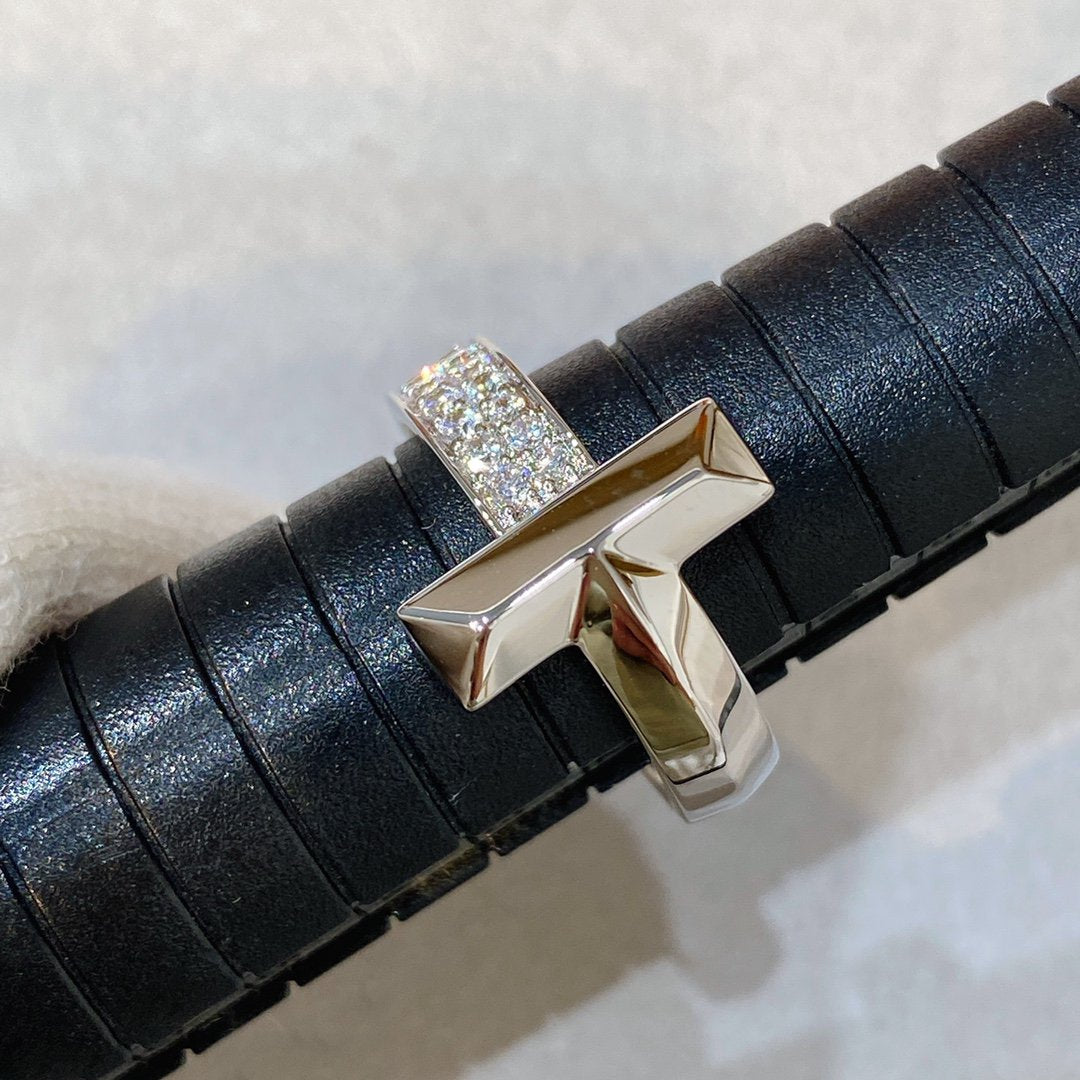 [Ornora Jewelry]T WIRE MEDIUM DIAMOND RING
