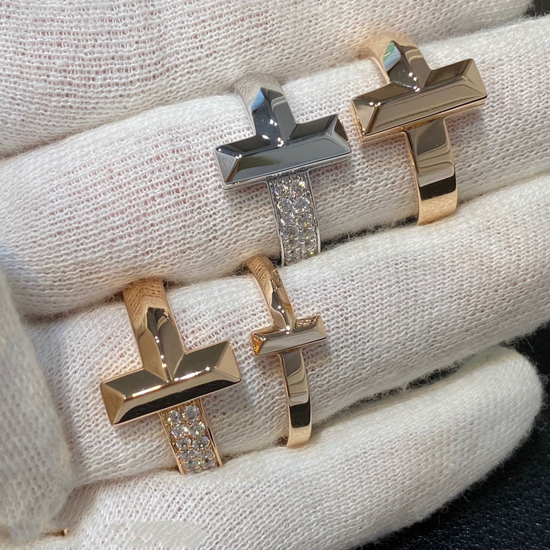 [Ornora Jewelry]T WIRE MEDIUM DIAMOND RING