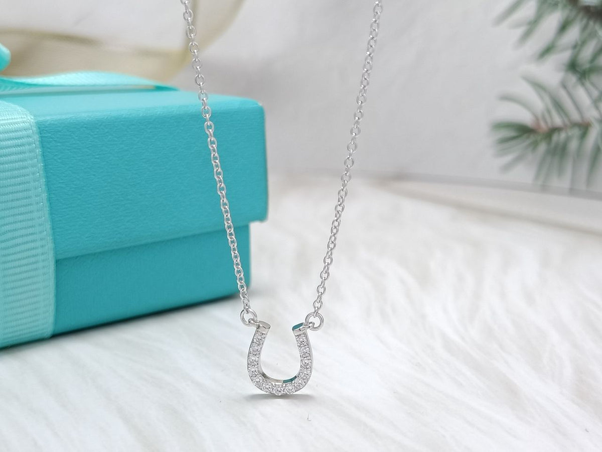 [Ornora Jewelry]U PEDANT DIAMOND NECKLACE