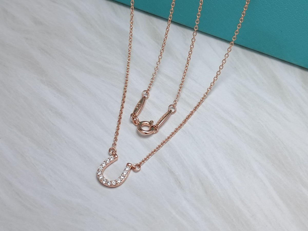[Ornora Jewelry]U PEDANT DIAMOND NECKLACE