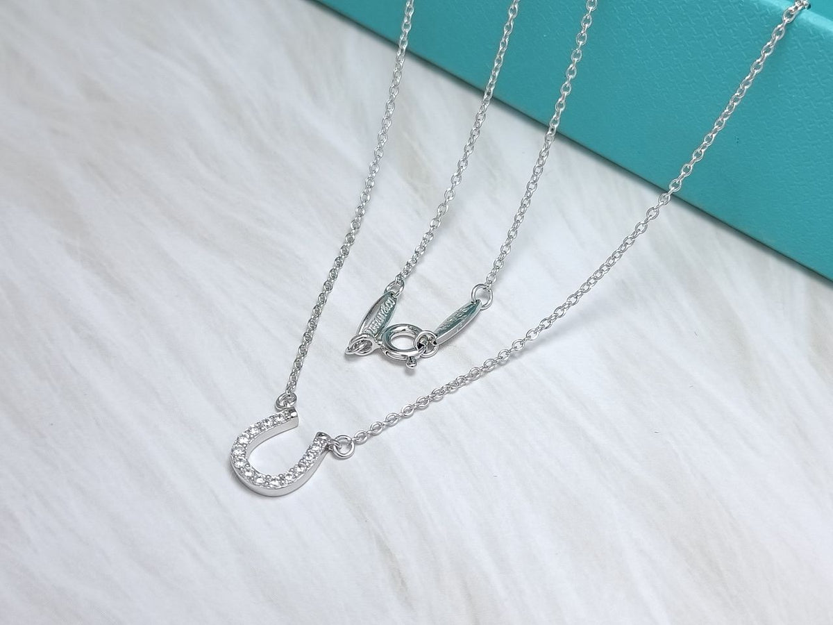 [Ornora Jewelry]U PEDANT DIAMOND NECKLACE
