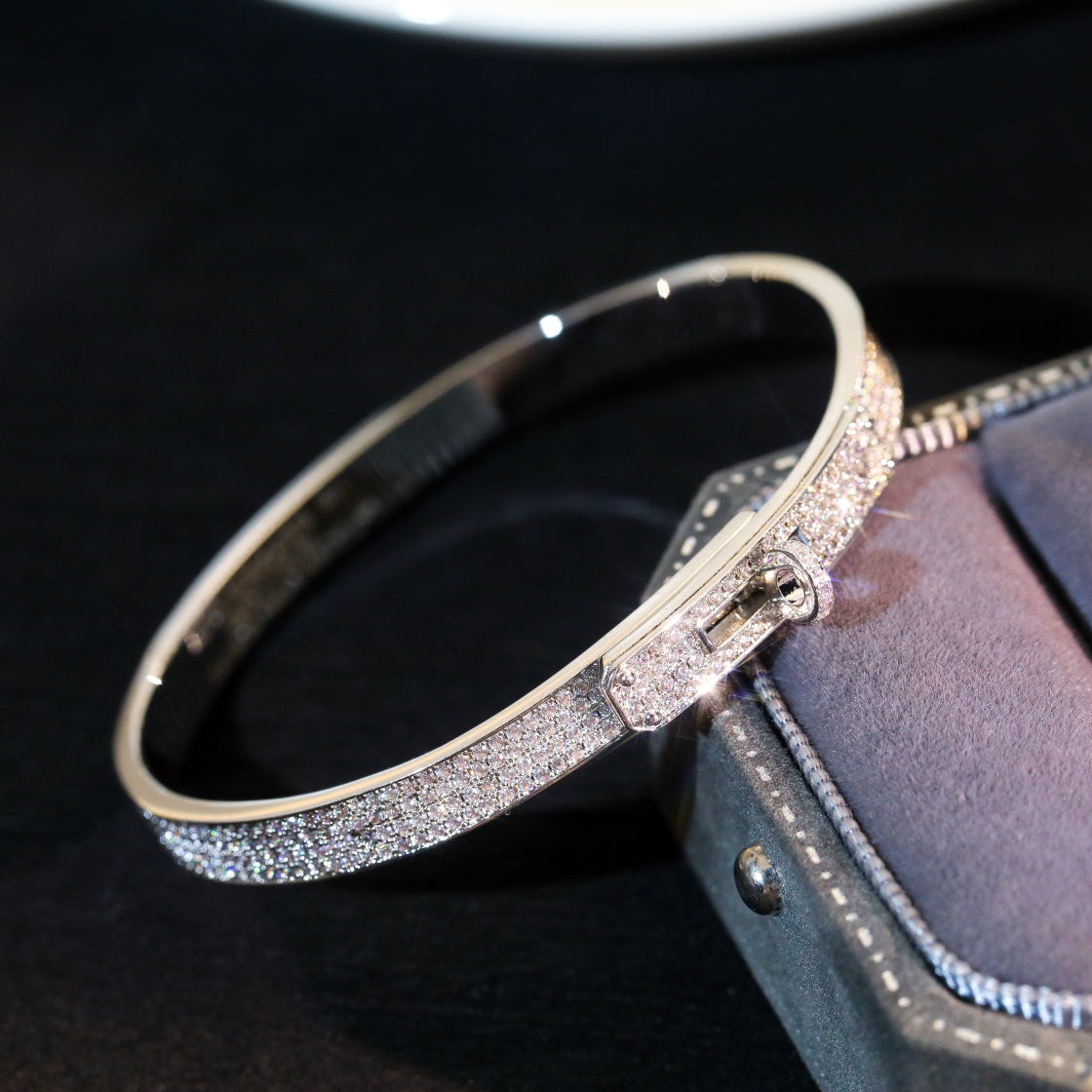 [OrnoraJewelry]KELLY BRACELET DIAMOND PAVED