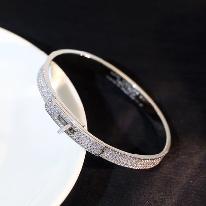 [OrnoraJewelry]KELLY BRACELET DIAMOND PAVED