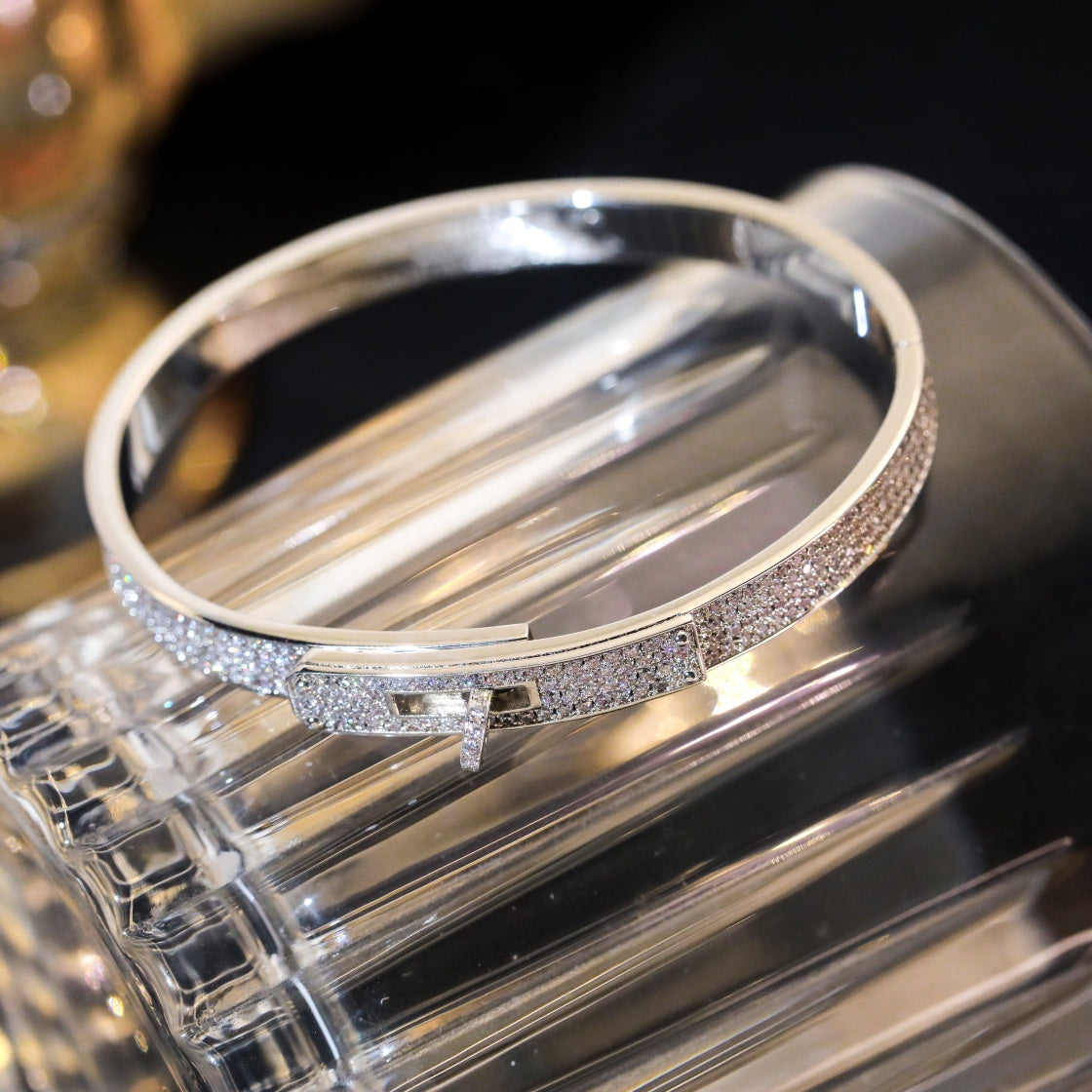 [OrnoraJewelry]KELLY BRACELET DIAMOND PAVED