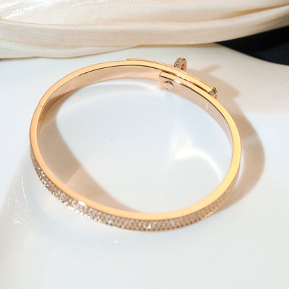 [OrnoraJewelry]KELLY BRACELET DIAMOND PAVED