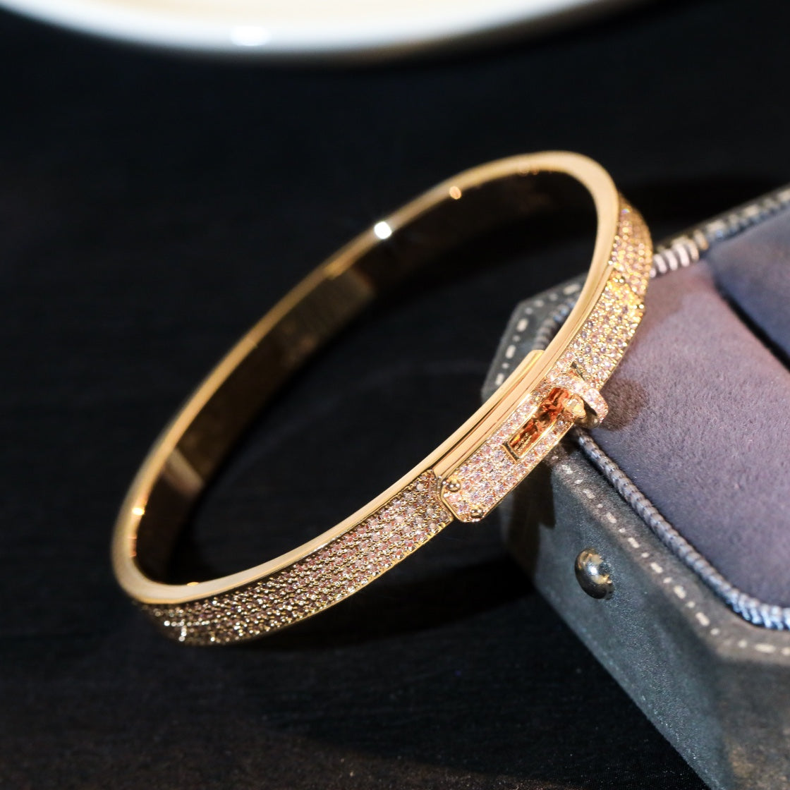 [OrnoraJewelry]KELLY BRACELET DIAMOND PAVED