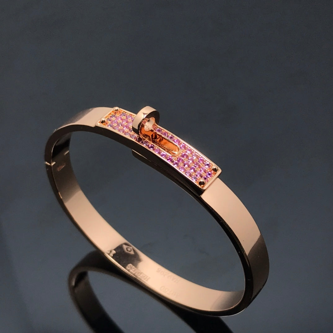 [OrnoraJewelry]KELLY BRACELET PINK DIAMOND