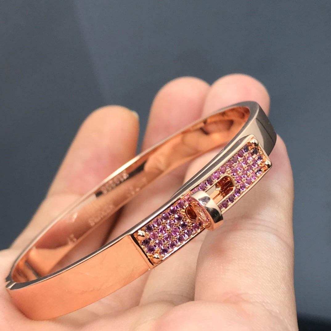[OrnoraJewelry]KELLY BRACELET PINK DIAMOND