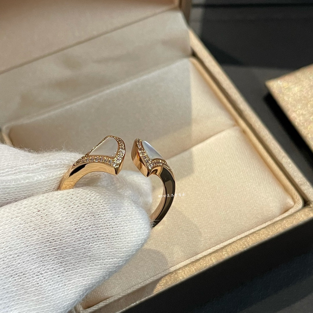 [OrnoraJewelry]DREAM MOP DIAMOND OPEN RING
