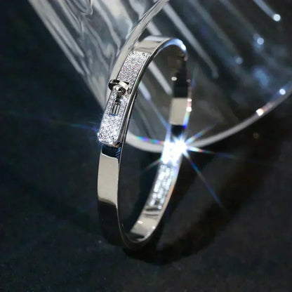 [OrnoraJewelry]KELLY SILVER DIAMOND BRACELET