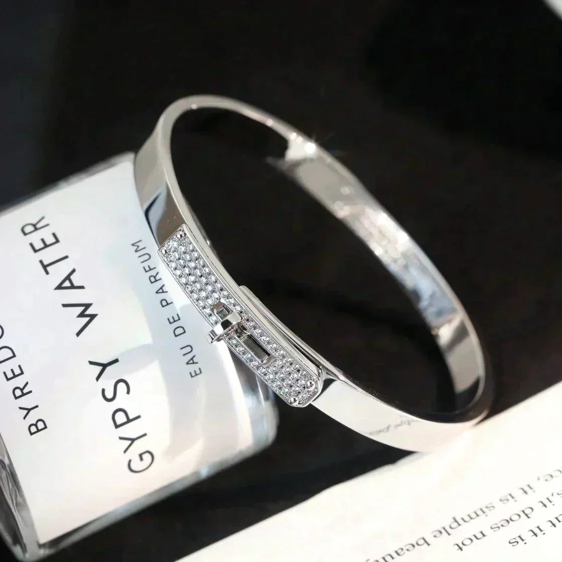 [OrnoraJewelry]KELLY SILVER DIAMOND BRACELET