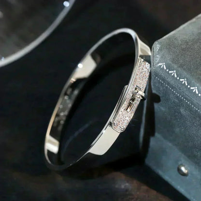 [OrnoraJewelry]KELLY SILVER DIAMOND BRACELET