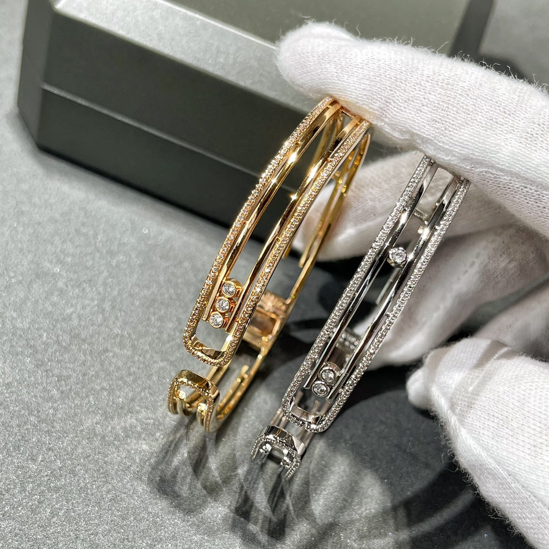 [OrnoraJewelry]MOVE 10TH PAVED DIAMOND BRACELET