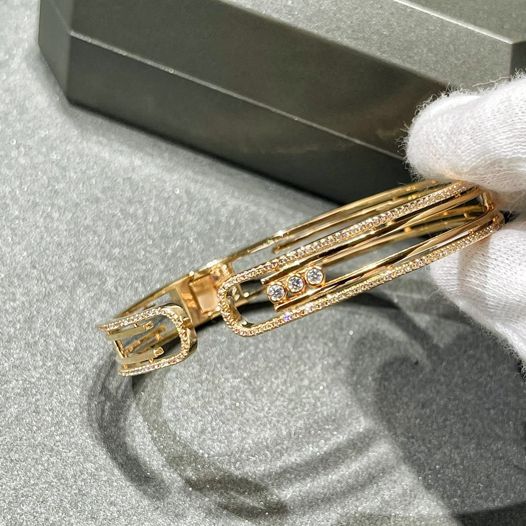 [OrnoraJewelry]MOVE 10TH PAVED DIAMOND BRACELET