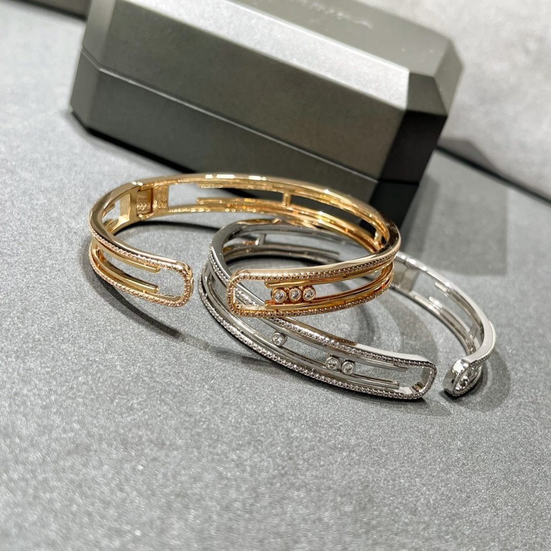 [OrnoraJewelry]MOVE 10TH PAVED DIAMOND BRACELET