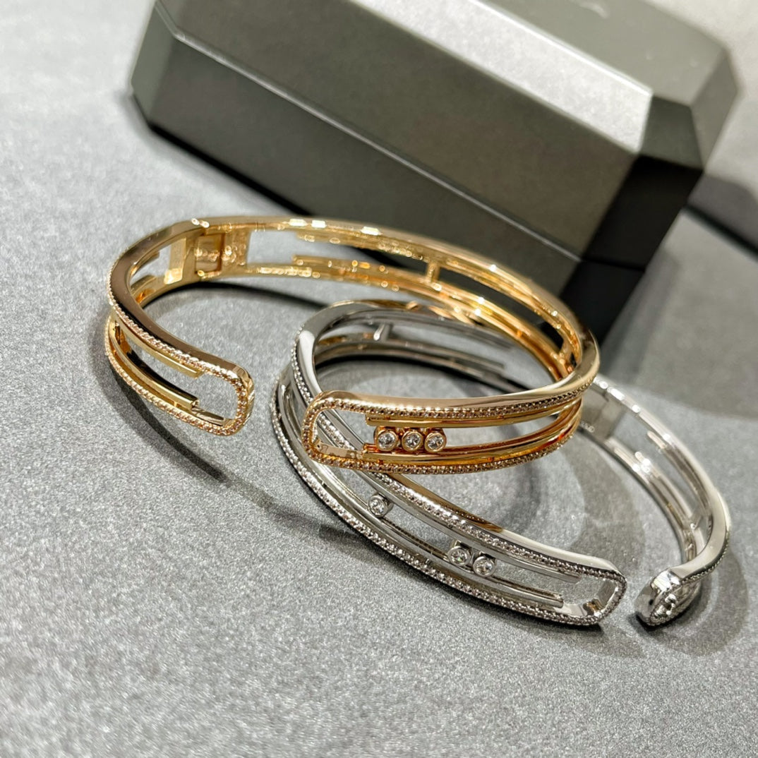 [OrnoraJewelry]MOVE 10TH PAVED DIAMOND BRACELET