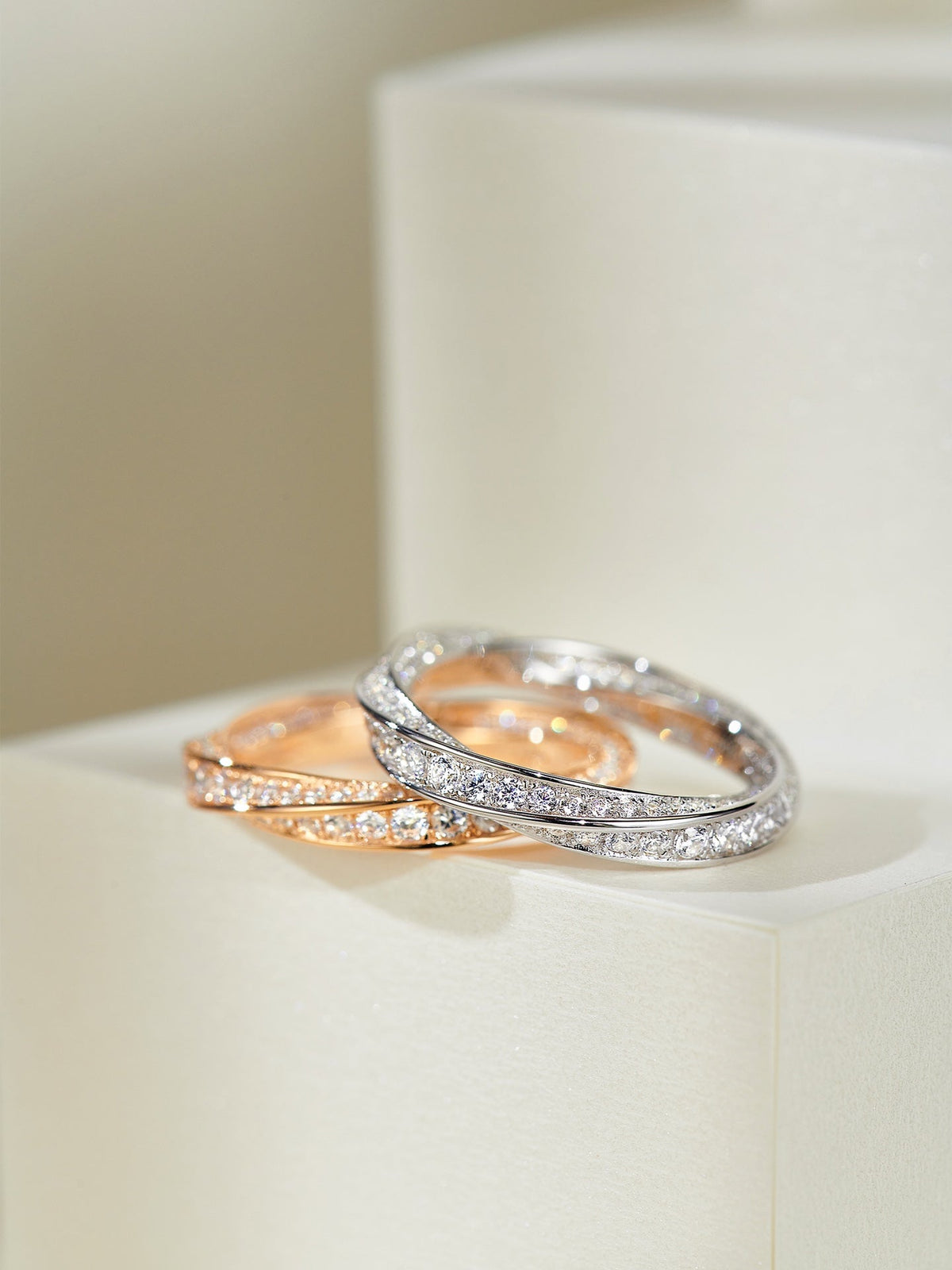 [Ornora Jewelry]SPIRAL DIAMOND RING