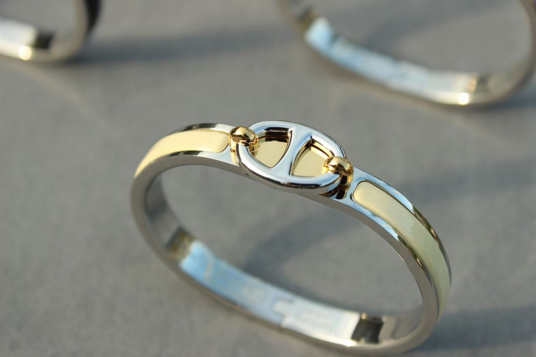 [OrnoraJewelry]CLIC CHAINE SILVER BRACELET