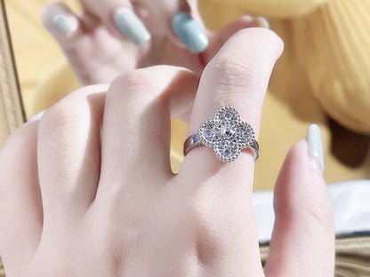 [OrnoraJewelry]CLOVER DIAMOND RING