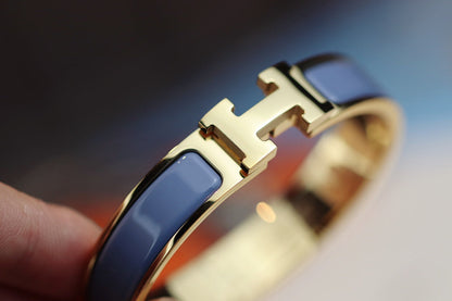 [OrnoraJewelry]H BRACELET 12MM BLUE GRAY