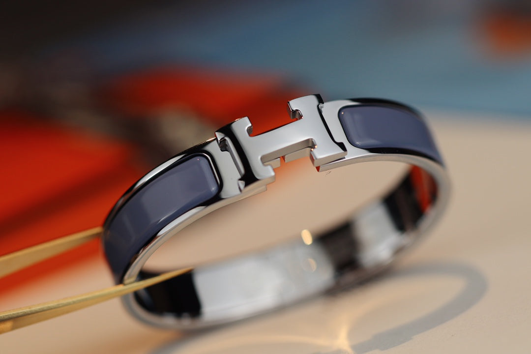 [OrnoraJewelry]H BRACELET 12MM BLUE GRAY