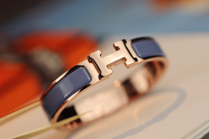 [OrnoraJewelry]H BRACELET 12MM BLUE GRAY