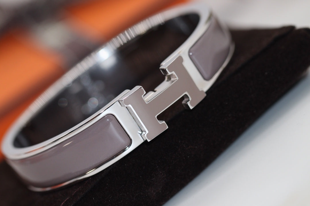 [OrnoraJewelry]H BRACELET 12MM BROWN