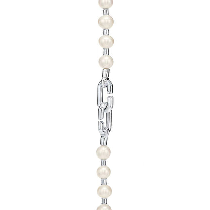 [Ornora Jewelry]HARDWEAR PEARL WRAP NECKLACE